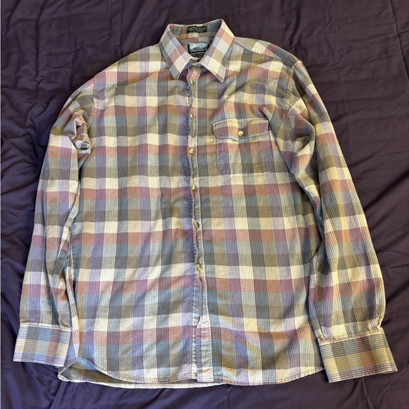 Fieldmaster Other - Vintage Fieldmaster Men’s Flannel Button Up Shirt Tailored Large Tall